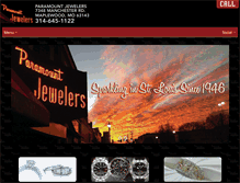 Tablet Screenshot of paramountjewelers.com